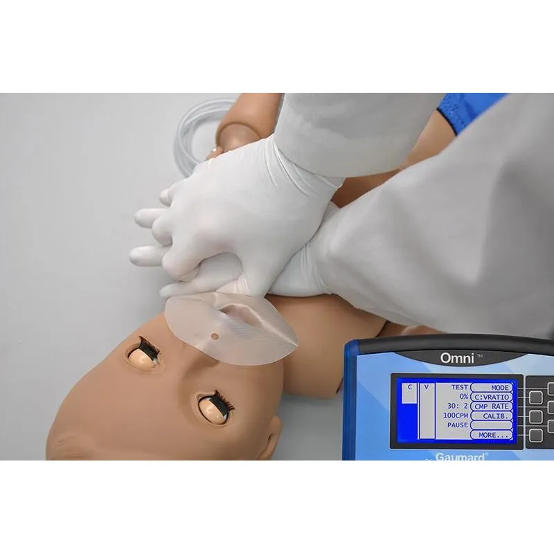 1-Year CPR Simulator w- I.V. Arm, I.O Access And OMNI® Code Blue, Medium