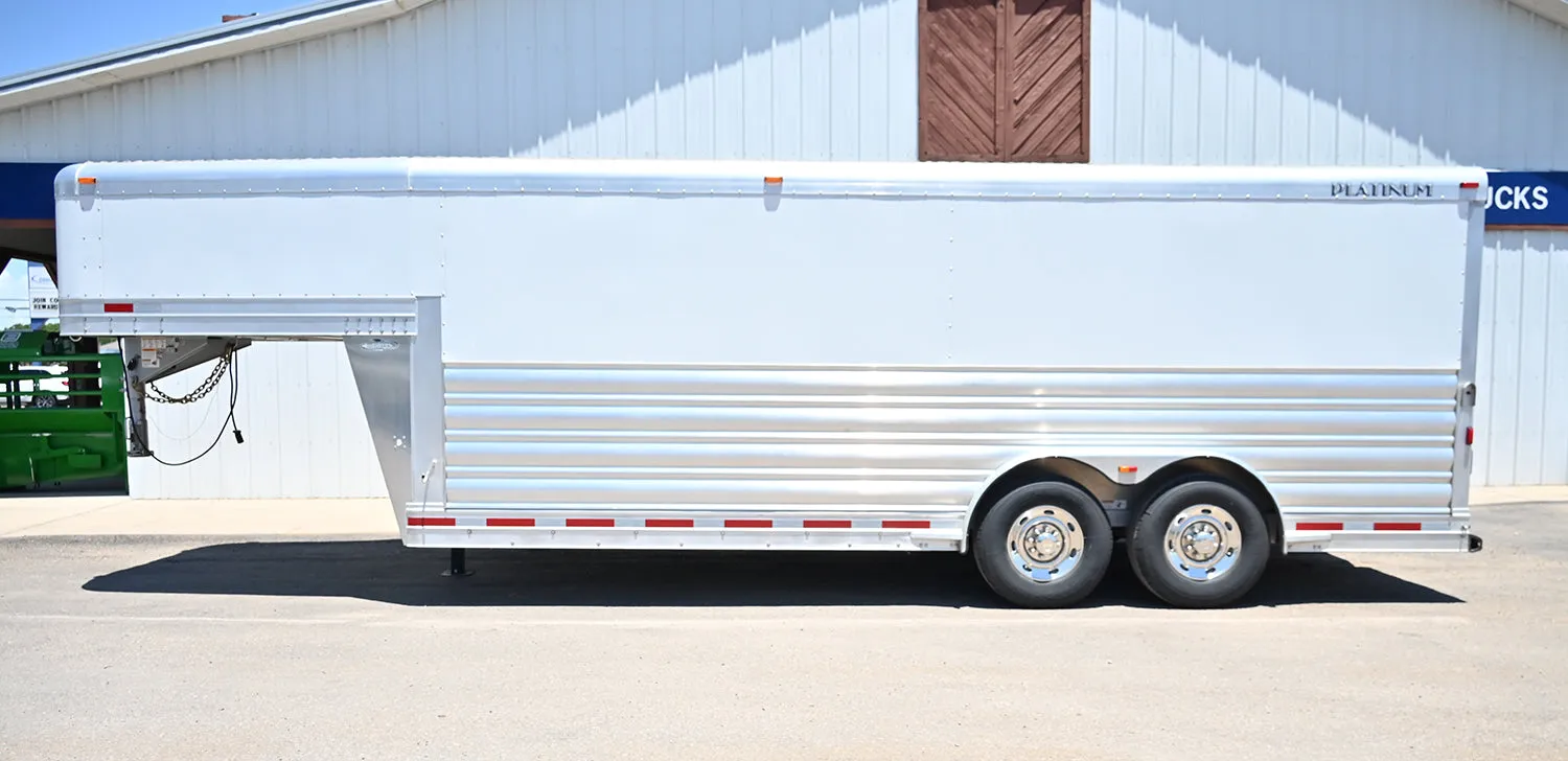 2024 Platinum 8'x20' Cargo GN Trailer with Hydraulic Jack