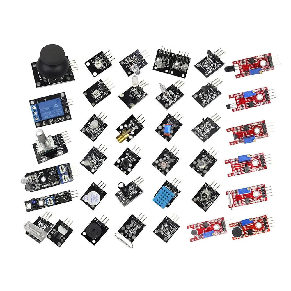 45 in 1 Sensors Modules Starter Kit for arduino, better than 37in1 sensor kit 37 in 1 Sensor Kit