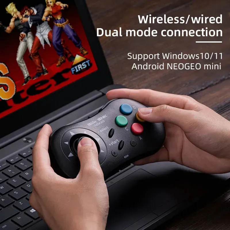 8BitDo NEOGEO Bluetooth & 2.4g Wireless Controller: For NEOGEO Mini, Windows PC, Android