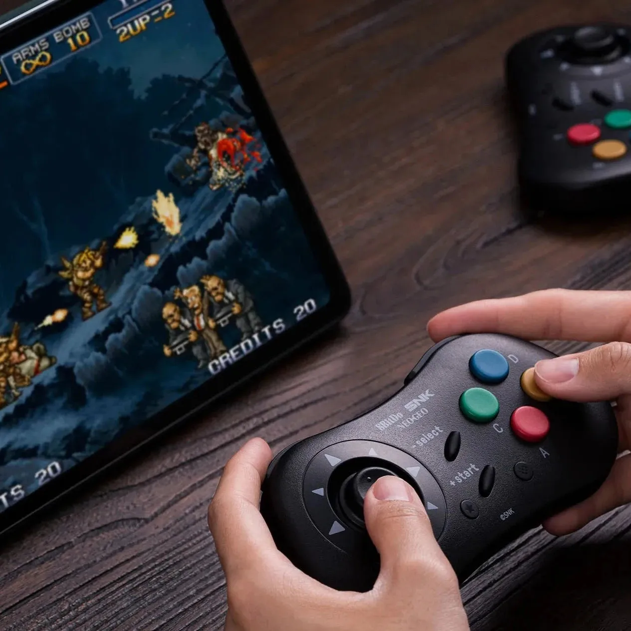 8BitDo NEOGEO Bluetooth & 2.4g Wireless Controller: For NEOGEO Mini, Windows PC, Android