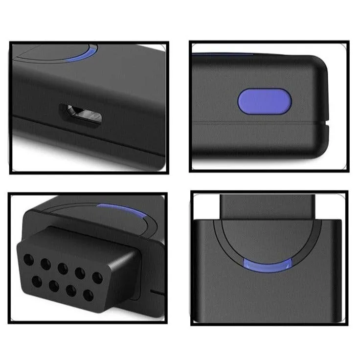 8BitDo Retro Receiver For Sega Genesis, Mega Drive & PC, Use 8BitDo NES30 SFC30 PS3 PS4 Game Controllers