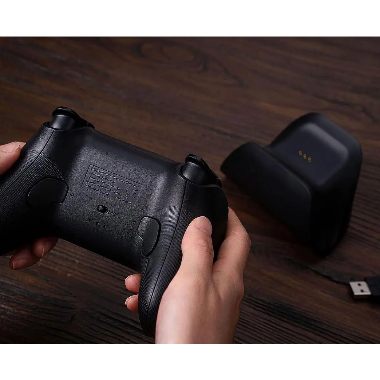 8BitDo Ultimate Wireless Controller & Charging Dock (Black)