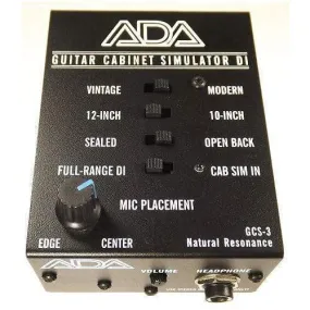 A/DA GCS-3 Cabinet Simulator & DI Box