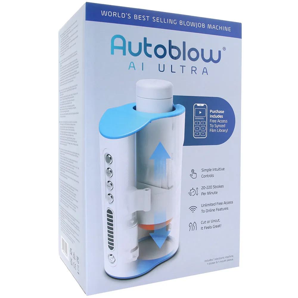 Heres an optimized title for the product: Autoblow AI Ultra Realistic Blowjob Machine with Interactive Video Sync.