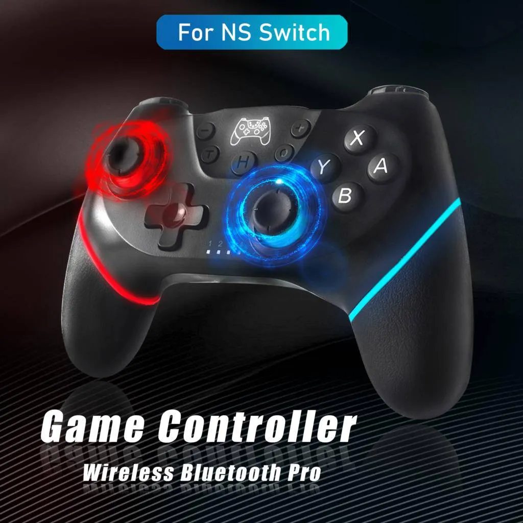 Bluetooth-compatible Pro Gamepad for N-Switch NS-Switch NS Switch Console Wireless Gamepad Video Game USB Joystick Control