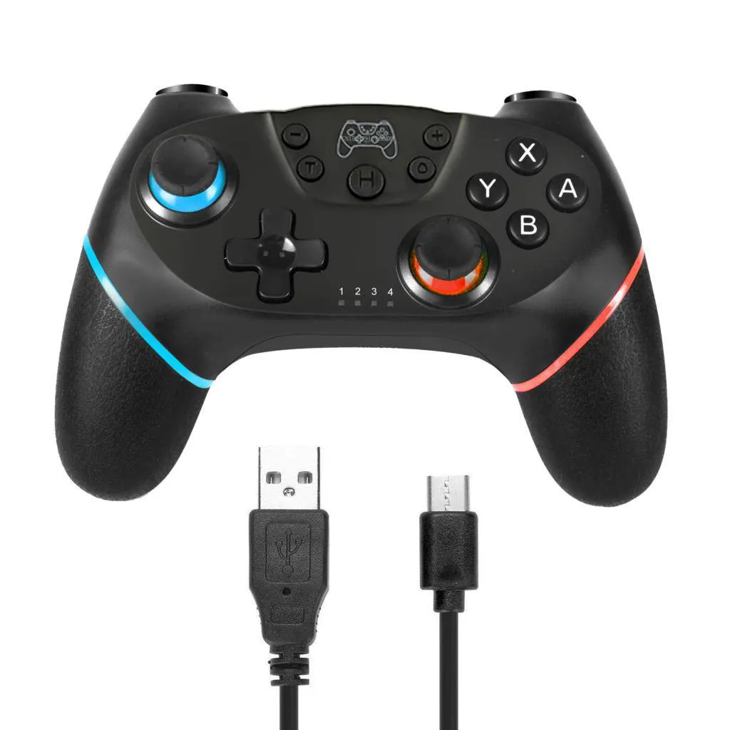 Bluetooth-compatible Pro Gamepad for N-Switch NS-Switch NS Switch Console Wireless Gamepad Video Game USB Joystick Control