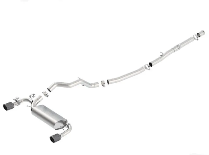 Borla ATAK Catback Exhaust for 2016  Ford Focus RS (Carbon Tips)