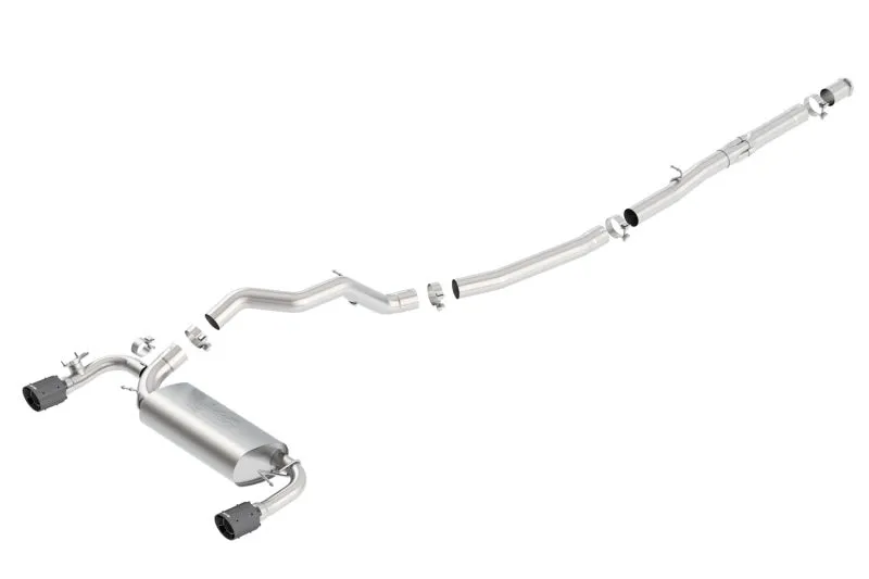 Borla ATAK Catback Exhaust for 2016  Ford Focus RS (Carbon Tips)