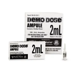 Demo Dose® Clear Ampule - 2 ml