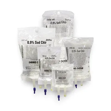 Demo Dose® Simulated IV Fluid - 0.9% NaCl - 250 ml