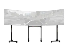 Elite Free Standing Triple Monitor Stand- Black Edition