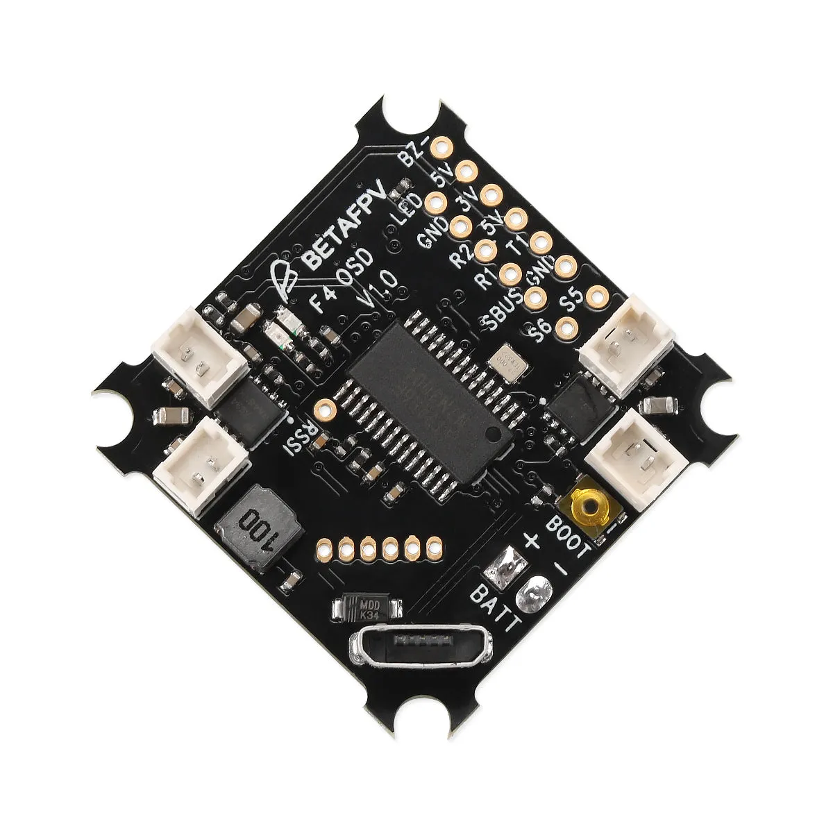 F4 Brushed Flight Controller (Frsky Rx / No RX)