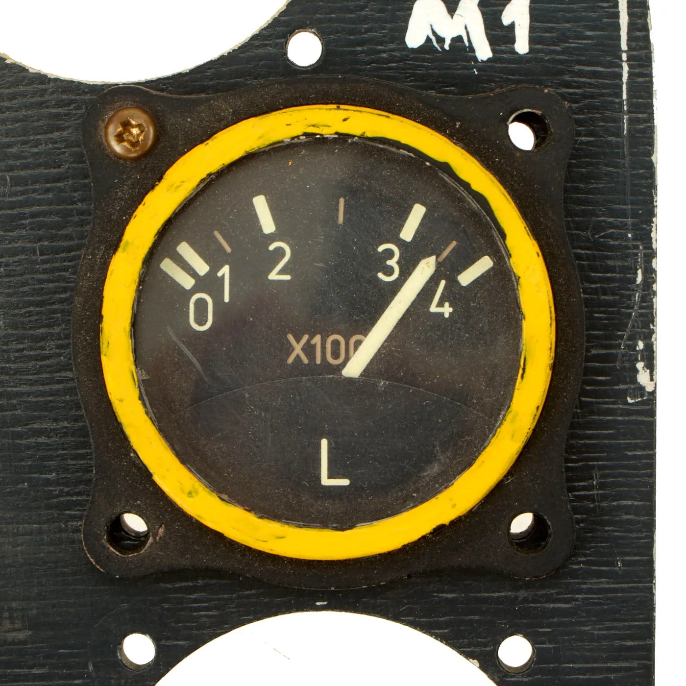 German WWII Luftwaffe Me 109 Bf 109 Replica Cockpit Instrument Panel with Original and Reproduction Gauges