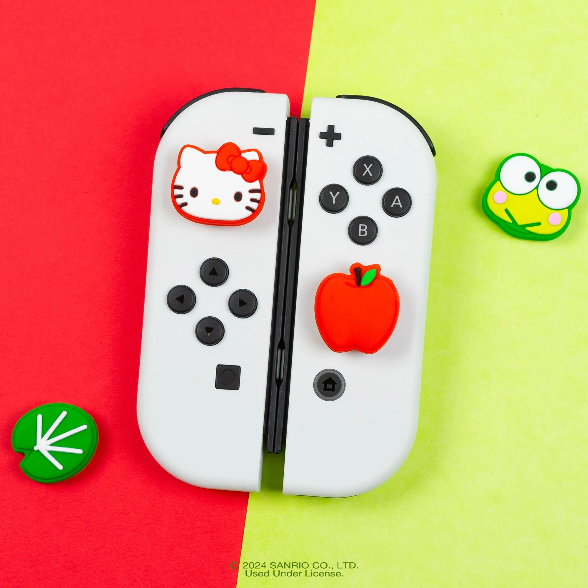 Hello Kitty and Friends Switch Grip Caps (Hello Kitty   Keroppi)