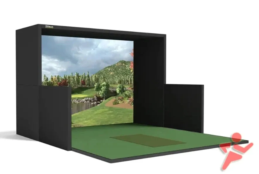 High End Home Golf Simulator Bays and Enclosures for Indoor Golf from SimBooth