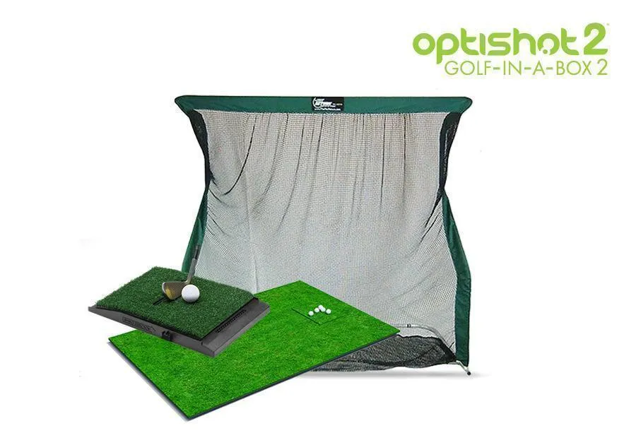 OptiShot 2 Golf In A Box 2 Golf Simulator Package