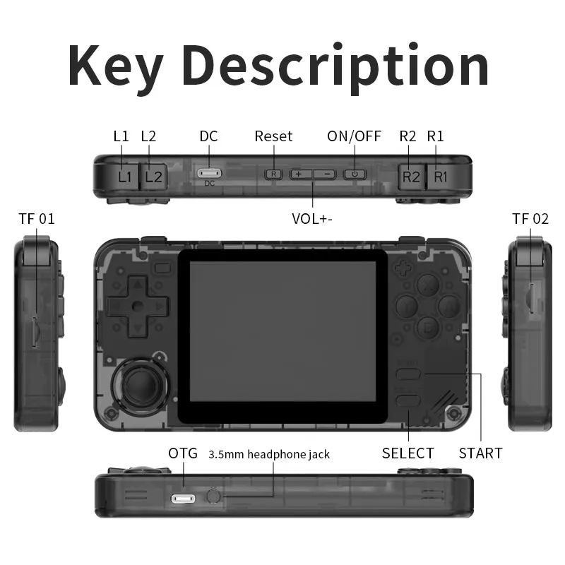 POWKIDDY RGB10X Handheld Game Console