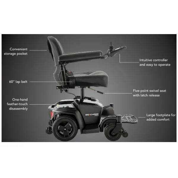 Pride Mobility Go-Chair MED Portable Power Chair