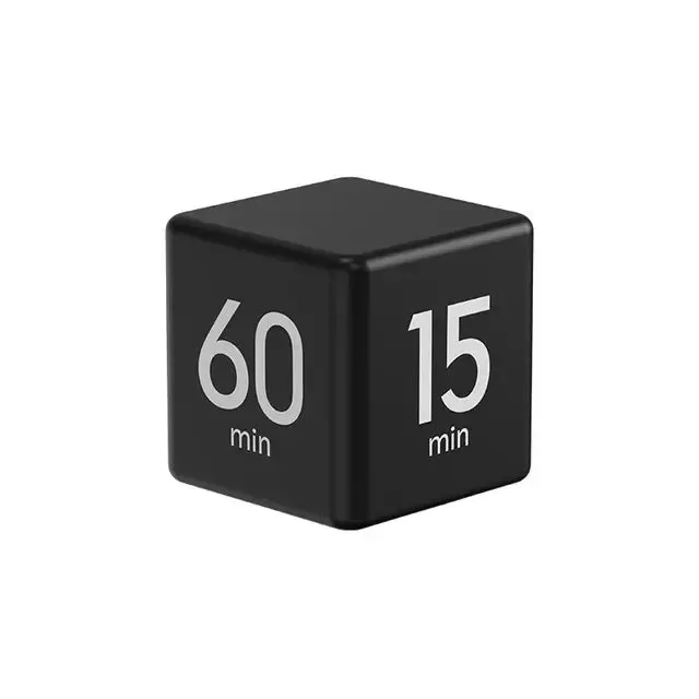 Productivity Cube Timer LED Display 4 Preset Time Dual Modes