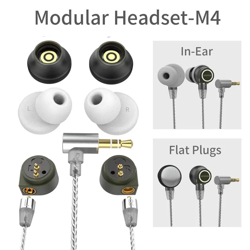 Smabat M4 15mm Dynamic Driver In-Ear Earphone Flat Ezarbuds