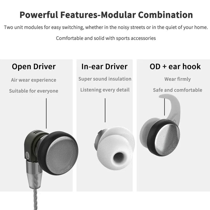 Smabat M4 15mm Dynamic Driver In-Ear Earphone Flat Ezarbuds