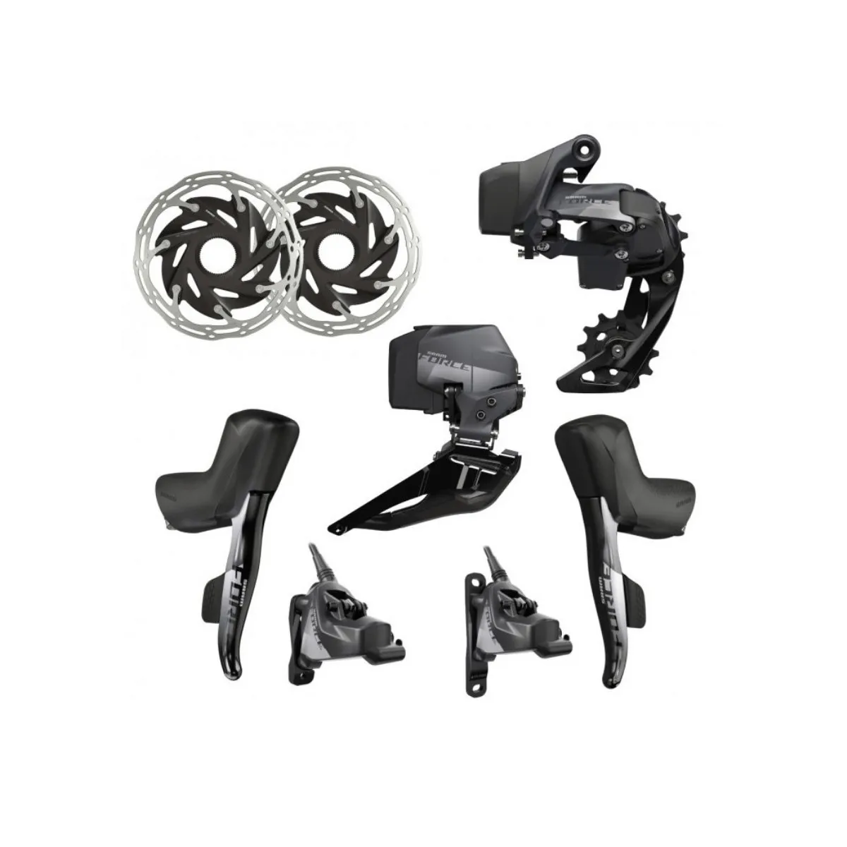 SRAM Force eTap AXS HRD FM 2x12 speed Disc Centerlock