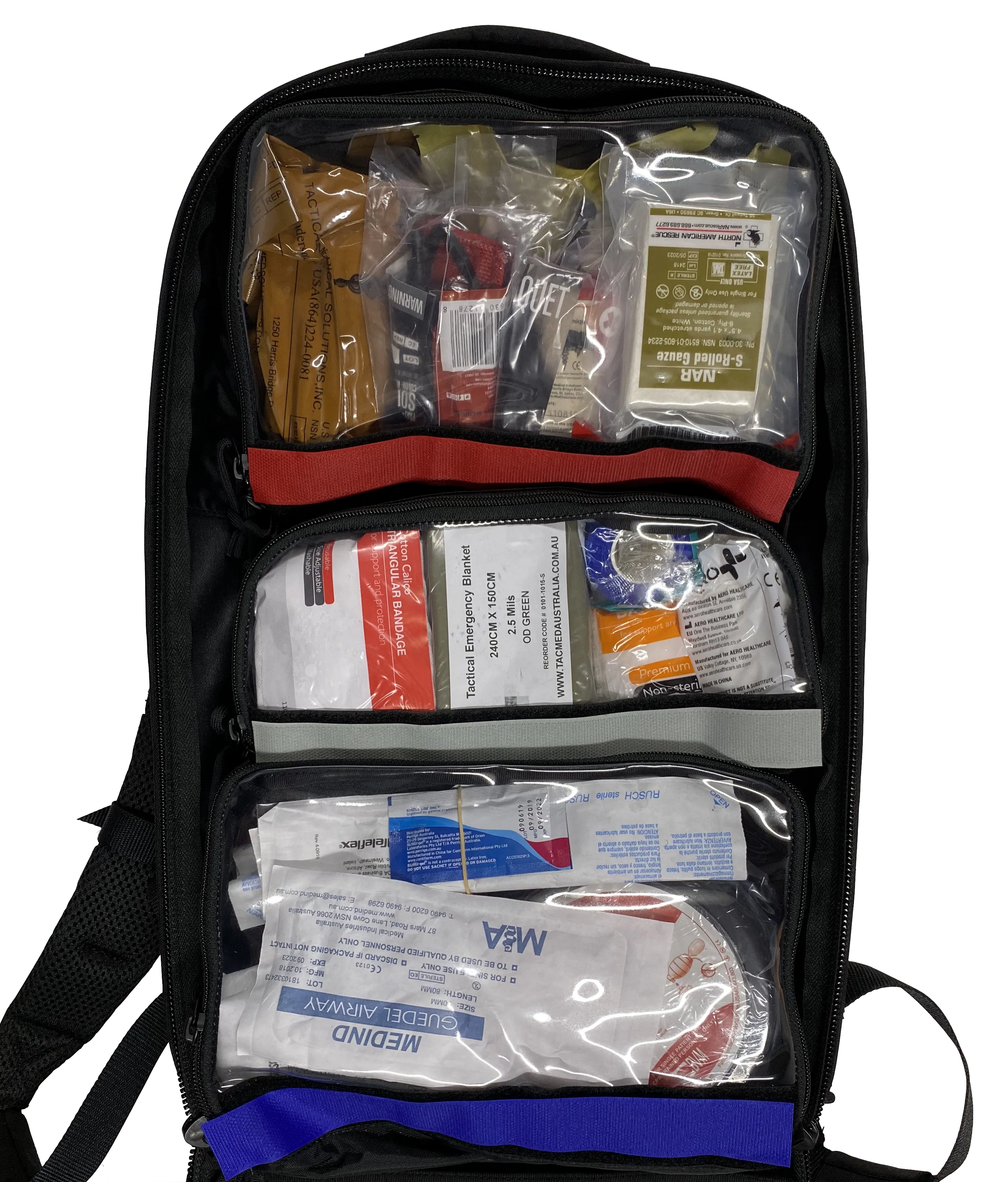 Tacmed Trauma Response Aid Pack Intermediate Black