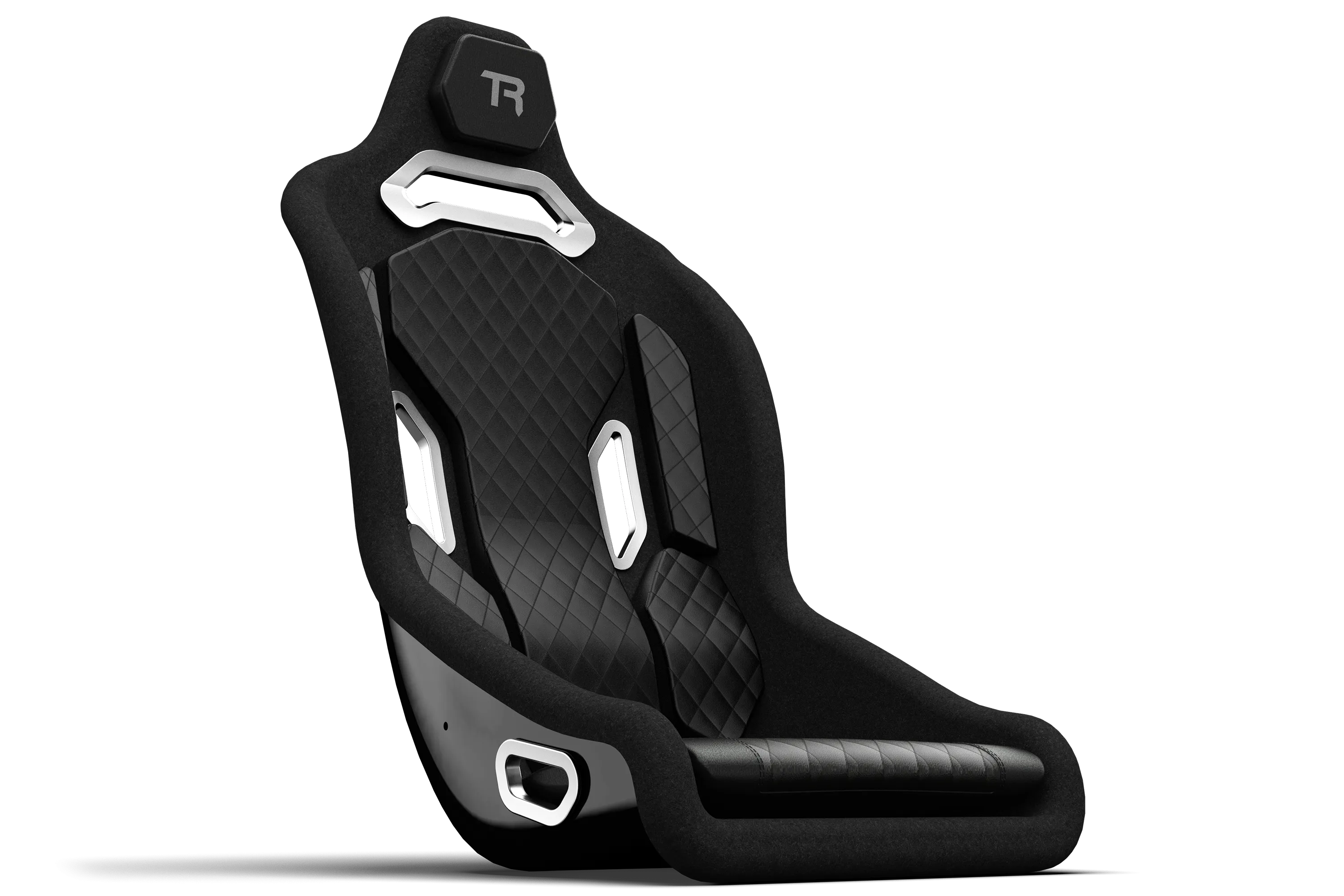 TRX Hybrid Fixed Fiberglass Seat - All Black